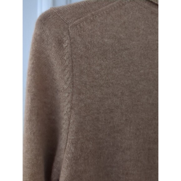Charter Club Cashmere Luxury Camel Turtleneck Sweater Size Med - Picture 9 of 13